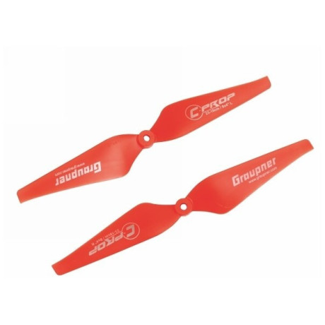Graupner COPTER Prop 10x4 légcsavar (2 db) - piros