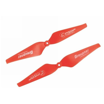 Graupner COPTER Prop 9x4 légcsavar (2 db) - piros