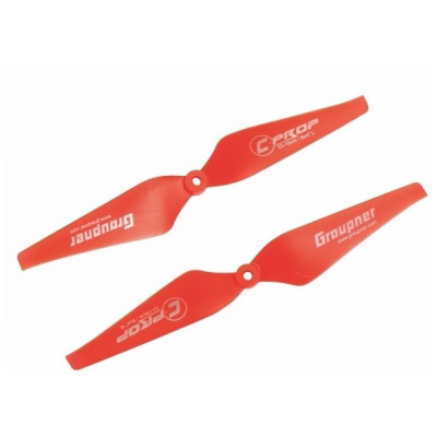 Graupner COPTER Prop 9x4 légcsavar (2 db) - piros