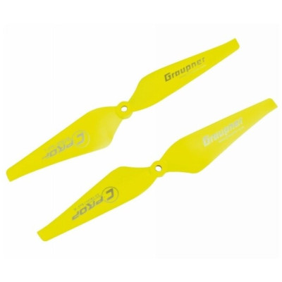 Graupner COPTER Prop 9x4 légcsavar (2 darab) - sárga