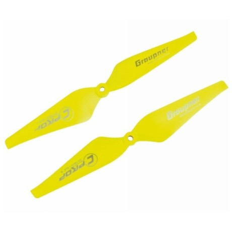 Graupner COPTER Prop 9x4 légcsavar (2 darab) - sárga