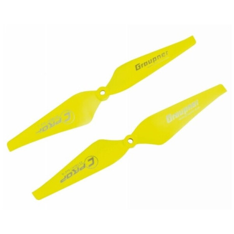 Graupner COPTER Prop 9x4 légcsavar (2 darab) - sárga