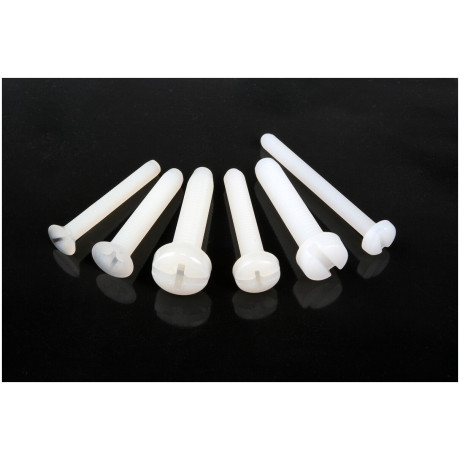 Poliamid csavar hengeres fejjel, M6x30 (10 darab)