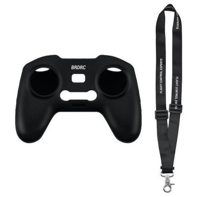 DJI FPV - Szilikon adóvédő + adópánt (fekete)