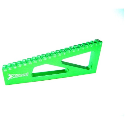 Vállleesésmérő 0 és -20mm között 1/10 és 1/8 Off Road autókhoz