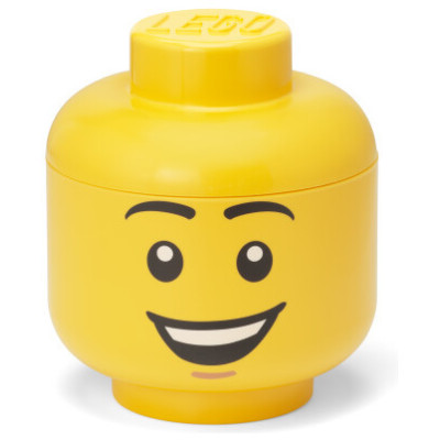 LEGO tárolófej kicsi - boldog fiú
