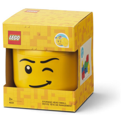 LEGO tárolófej kicsi - boldog fiú