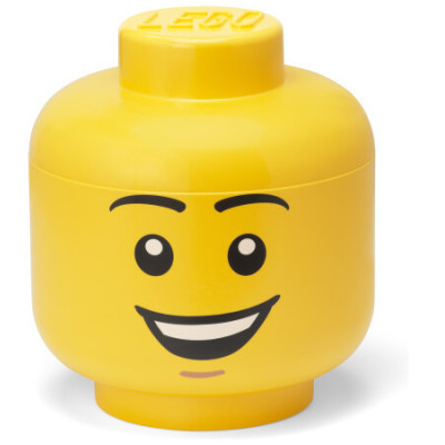 LEGO tárolófej nagy - Happy Boy