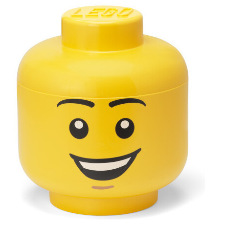 LEGO tárolófej nagy - Happy Boy