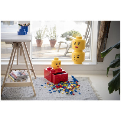 LEGO tárolófej nagy - Happy Boy