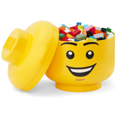 LEGO tárolófej nagy - Happy Boy