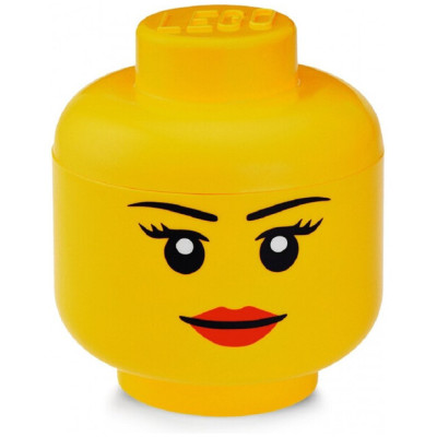 LEGO tárolófej (L méret) - lány