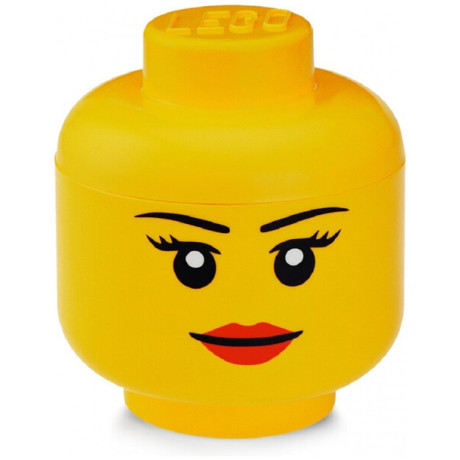 LEGO tárolófej (L méret) - lány