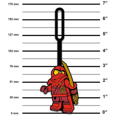 LEGO névcímke bőröndre - Ikonikus hot dog