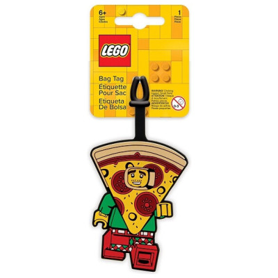 LEGO névcímke bőröndre - Iconic Pizza