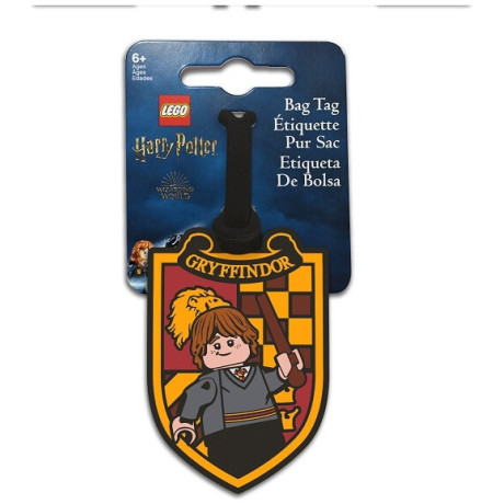 LEGO névcímke bőröndre - Harry Potter Ron Weasley