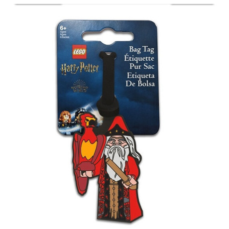 LEGO névcímke bőröndre - Harry Potter Albus Dumbledore