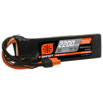 Spektrum Smart LiPo 11.1V 2200mAh 100C IC3