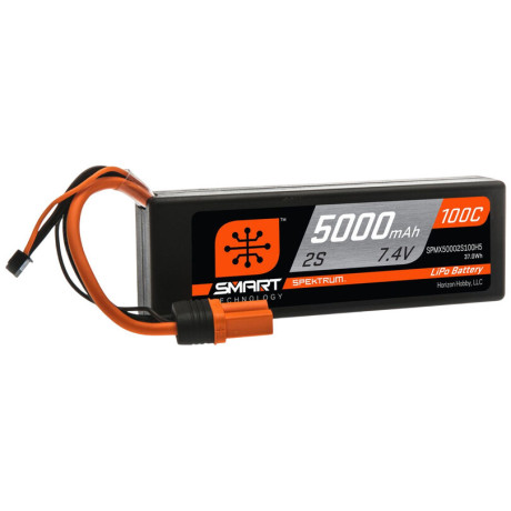 Spektrum Smart LiPo Car 7.4V 5000mAh 100C IC5