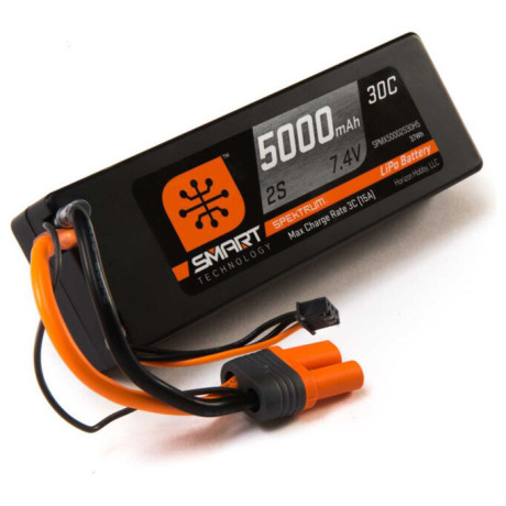Spektrum Smart LiPo Car 5000mah 2S 7.4V 30C HC IC5
