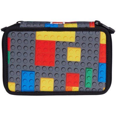 LEGO školní pouzdro 3 patrové - Colorful Typography