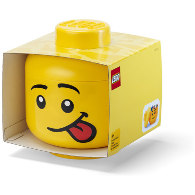 LEGO tárolófej kicsi - boldog fiú