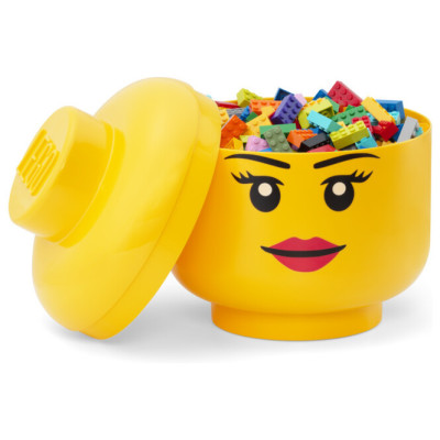 LEGO tárolófej nagy - Happy Boy