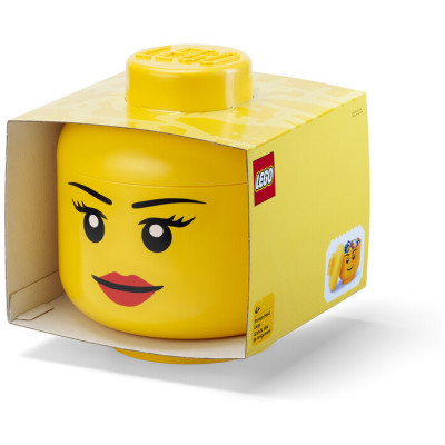 LEGO tárolófej nagy - Happy Boy