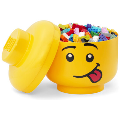 LEGO tárolófej nagy - Happy Boy