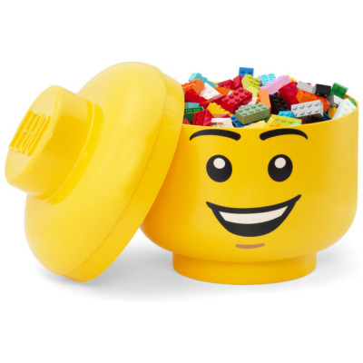 LEGO tárolófej nagy - Happy Boy