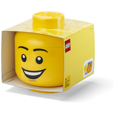 LEGO tárolófej nagy - Happy Boy
