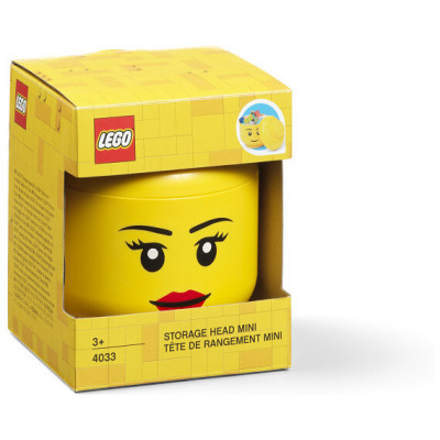 LEGO úložná hlava mini - šťastný chlapec