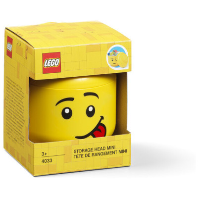 LEGO úložná hlava mini - šťastný chlapec