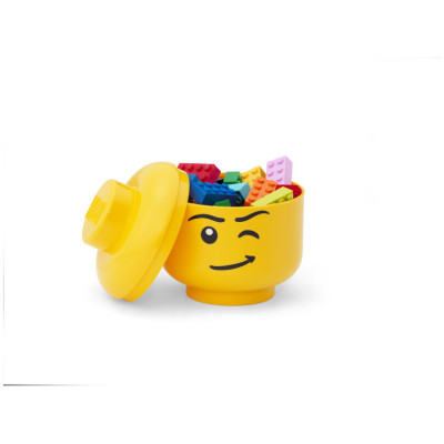 LEGO úložná hlava mini - šťastný chlapec
