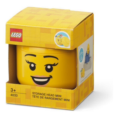 LEGO úložná hlava mini - šťastný chlapec