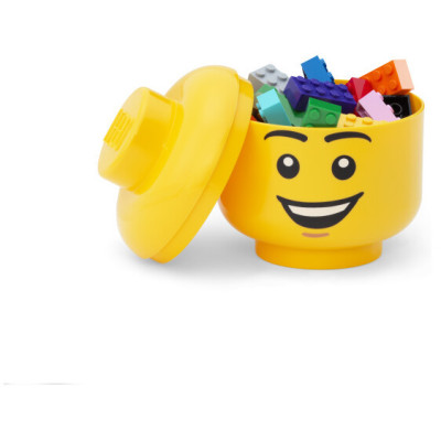 LEGO úložná hlava mini - šťastný chlapec