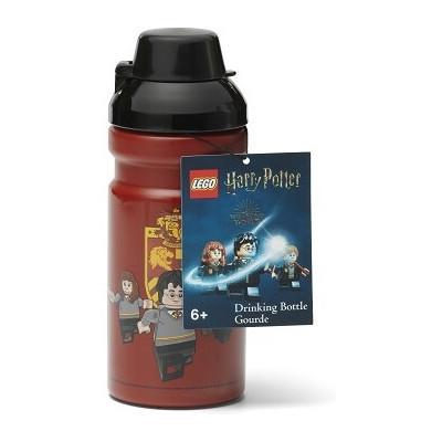 LEGO láhev na pití 0.35l - Brick červená/žlutá