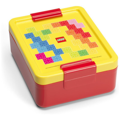 LEGO svačinový set - Brick červený/žlutý