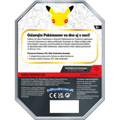 Pokémon: 30th Celebration Tin - Sylveon ex