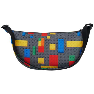 LEGO crossbody taška velká - Brick Dots Red