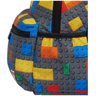 LEGO batoh Colorblock - Brick Dots Red