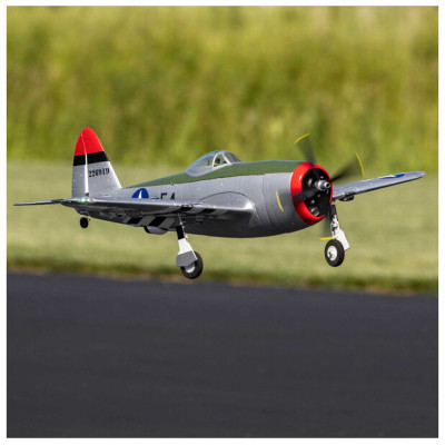 E-flite Micro P-47 Thunderbolt 0.625m BNF Basic AS3X+ SAFE Select