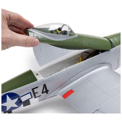 E-flite Micro P-47 Thunderbolt 0.625m BNF Basic AS3X+ SAFE Select