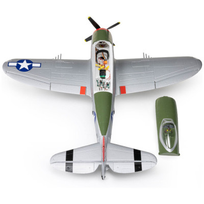 E-flite Micro P-47 Thunderbolt 0.625m BNF Basic AS3X+ SAFE Select