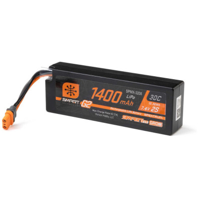 Spektrum Smart G2 LiPo 7.4V 1400mAh 30C IC2 SmartFit