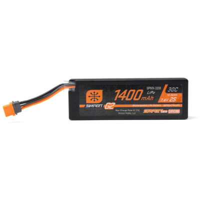 Spektrum Smart G2 LiPo 7.4V 1400mAh 30C IC2 SmartFit