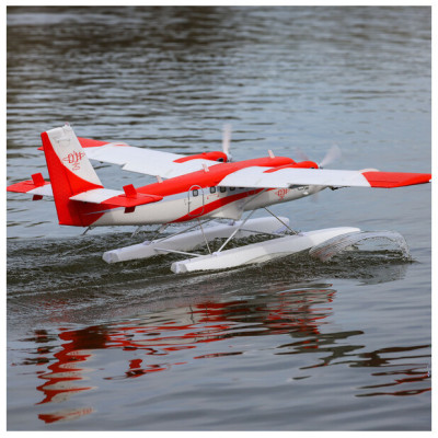 E-flite DHC-6 Twin Otter 1.4m AS3X+ SAFE Select BNF Basic, plováky