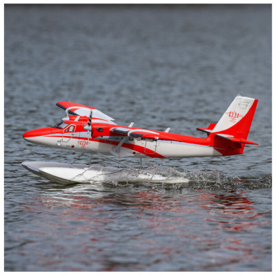 E-flite DHC-6 Twin Otter 1.4m AS3X+ SAFE Select BNF Basic, plováky