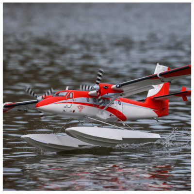 E-flite DHC-6 Twin Otter 1.4m AS3X+ SAFE Select BNF Basic, plováky