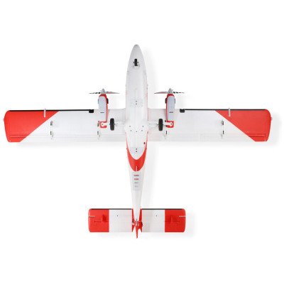 E-flite DHC-6 Twin Otter 1.4m AS3X+ SAFE Select BNF Basic, plováky